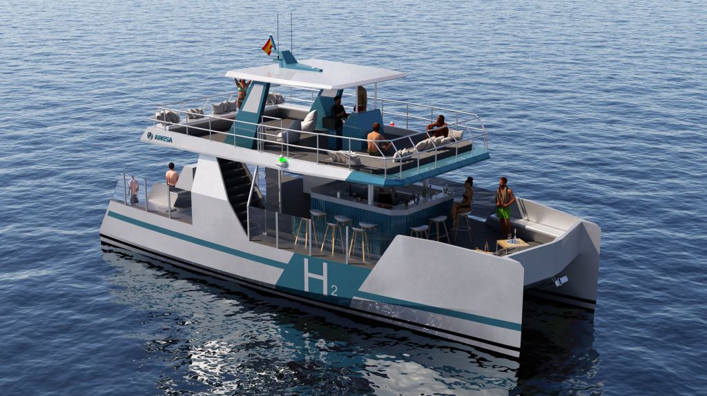 Green Innovation | H₂-Powered Catamaran at Aresa Shipyard 