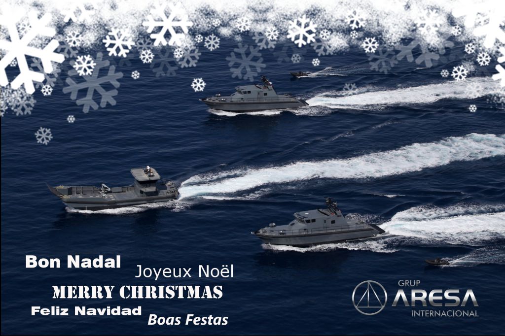  Aresa Shipyard us desitja bon Nadal!